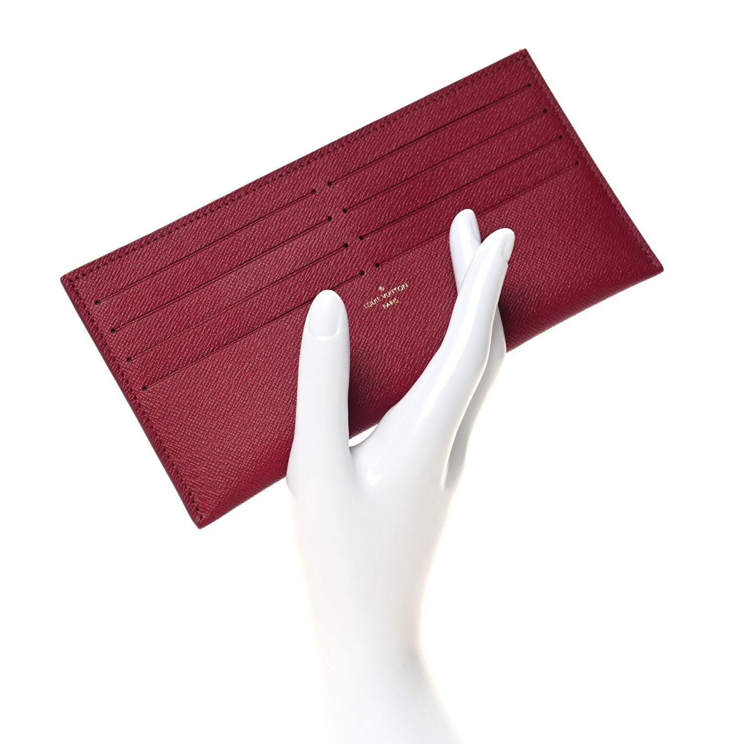 Louis Vuitton Calfskin Felicie Card Holder Insert Fuchsia 2 of 7