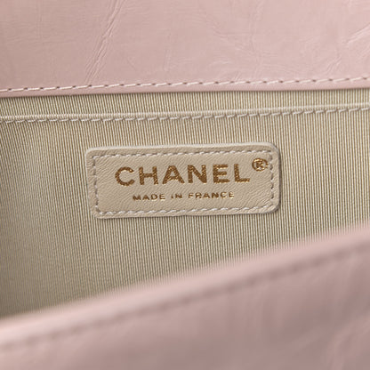 Chanel Aged Calfskin Quilted Medium Jacket Boy Flap Pink 7 of 10