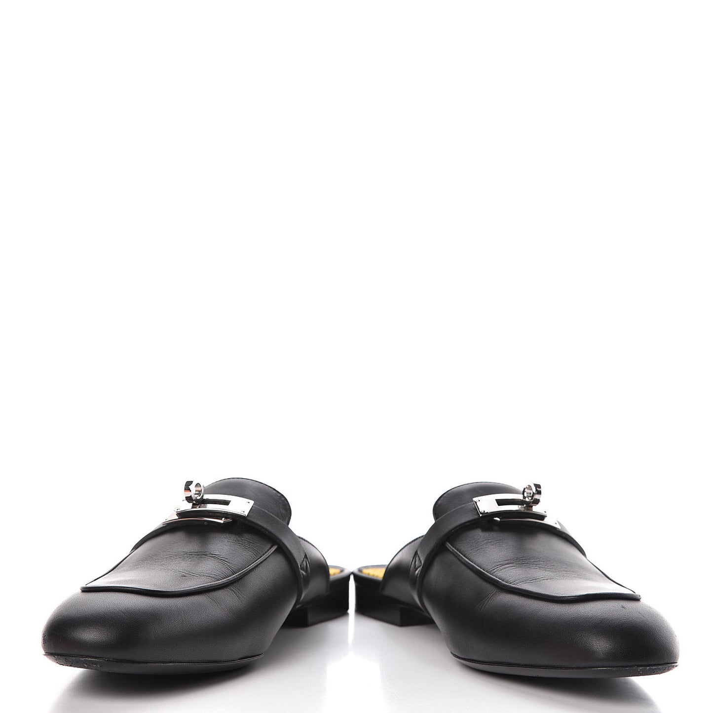 Calfskin Oz Mules 39 Black