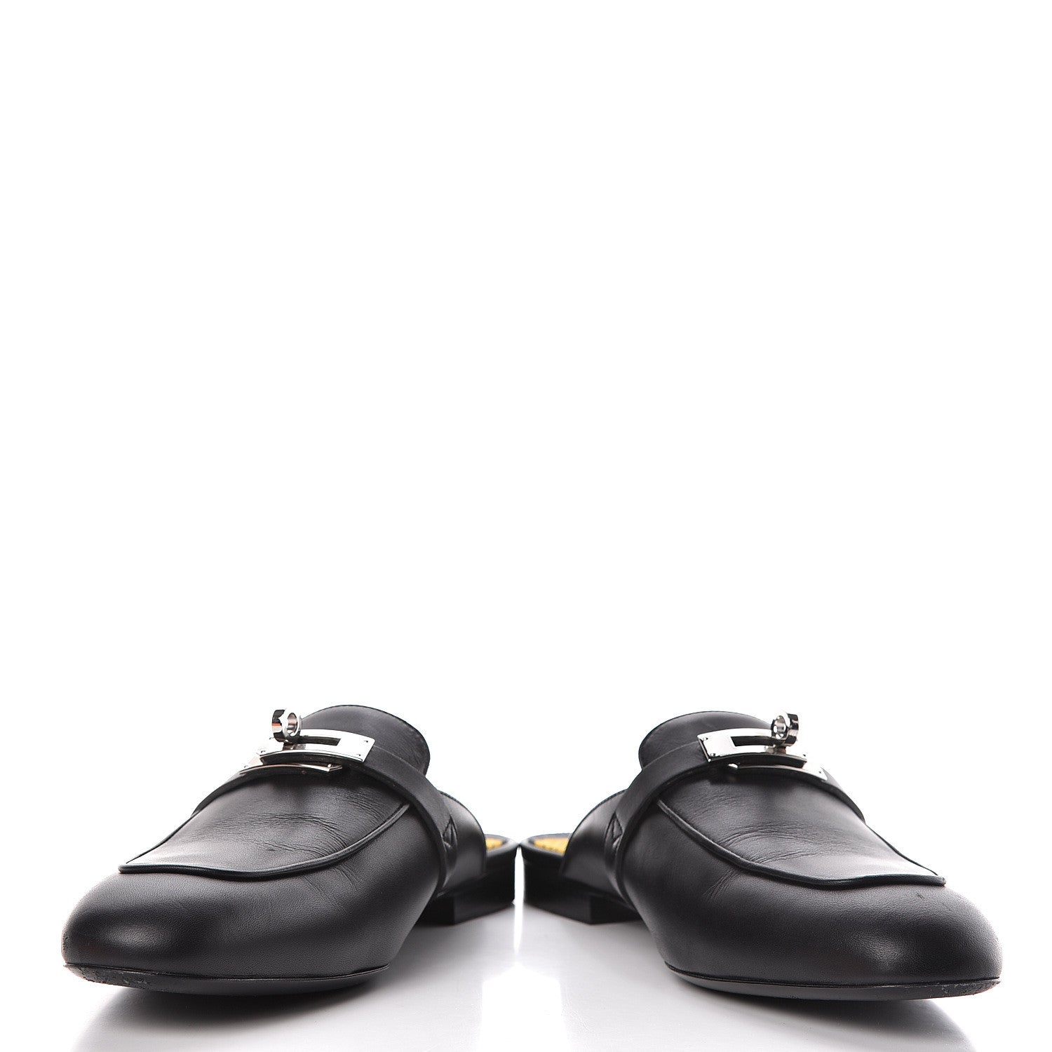 Hermes Calfskin Oz Mules 39 Black 5 of 13