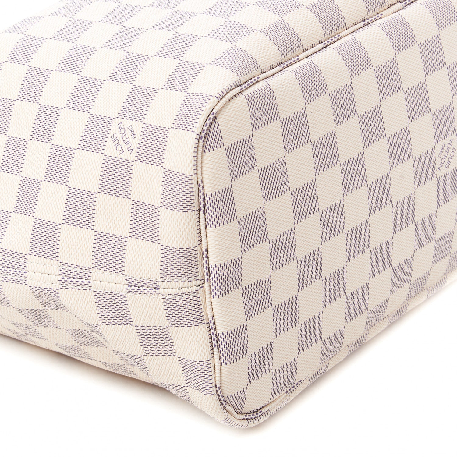 Louis Vuitton Damier Azur Neo Neverfull MM Rose Ballerine 7 of 9