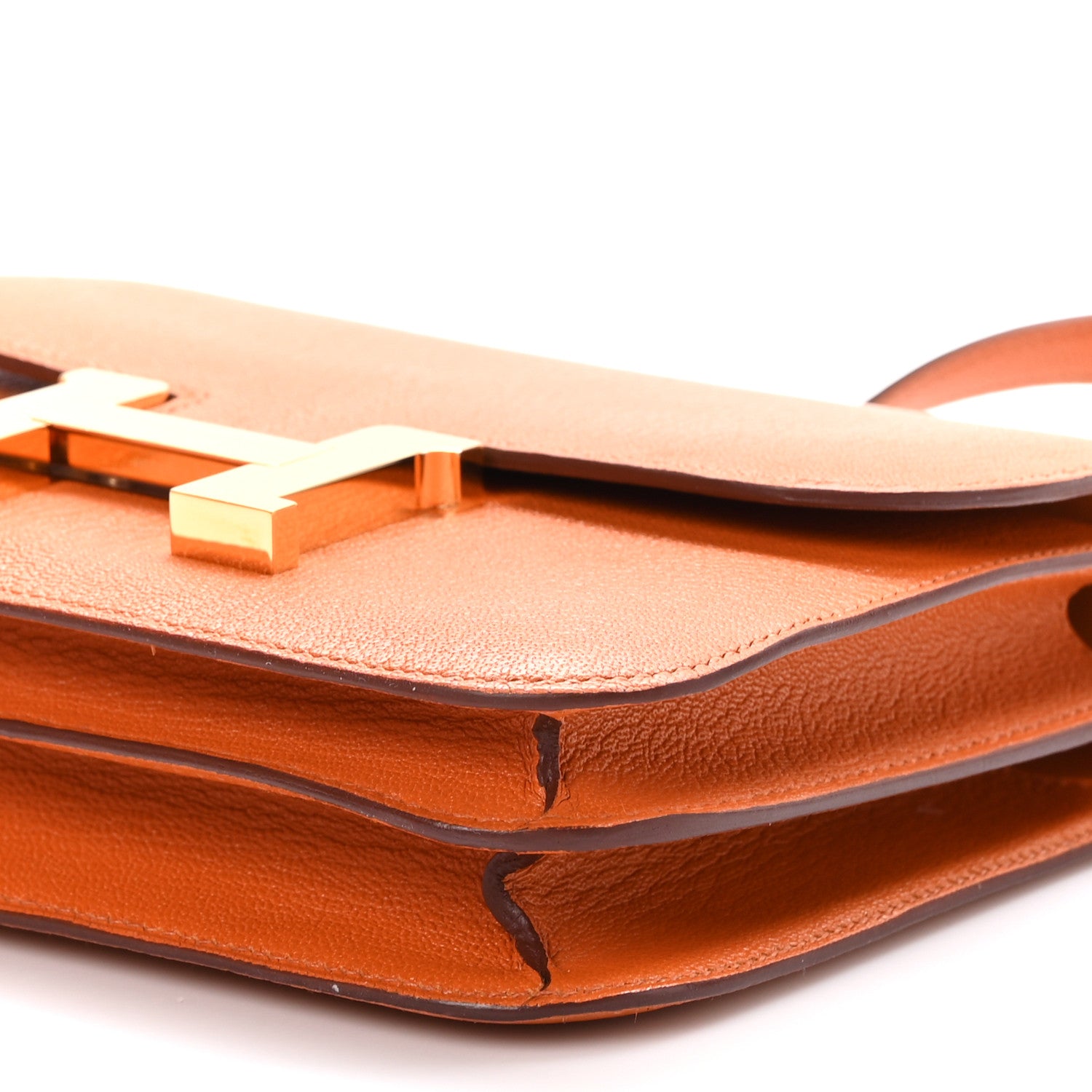 Hermes Chevre Mysore Constance 18 Orange 12 of 13