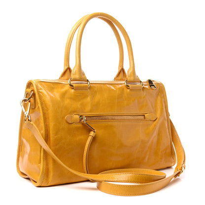 Miu Miu Vitello Shine Zip Tote Soleil 3 of 10