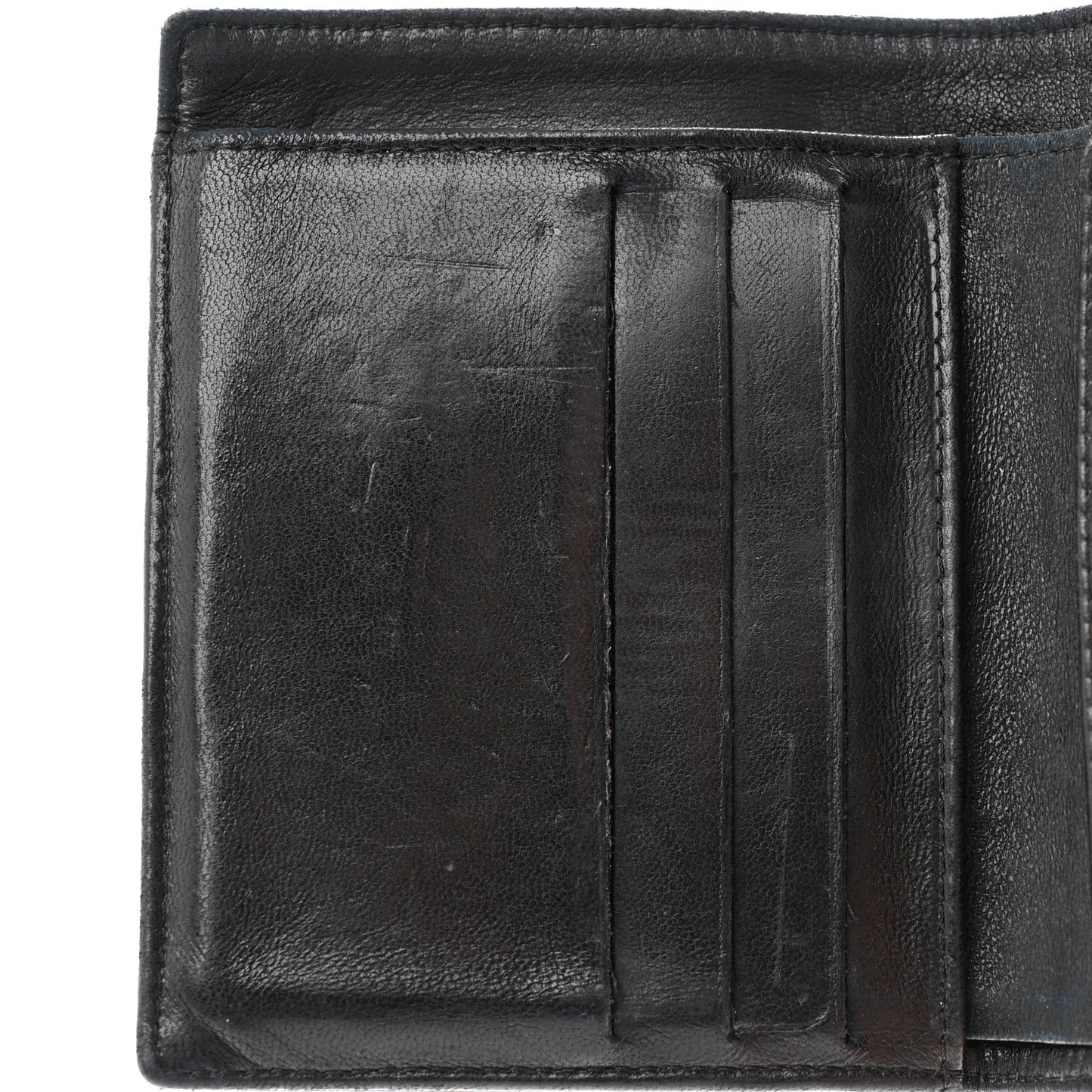 Caviar Timeless CC Compact French Wallet Black