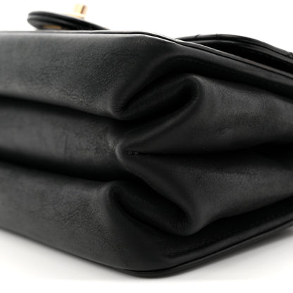 Chanel Iridescent Calfskin Quilted Mini Straight Lined Flap Black 10 of 10