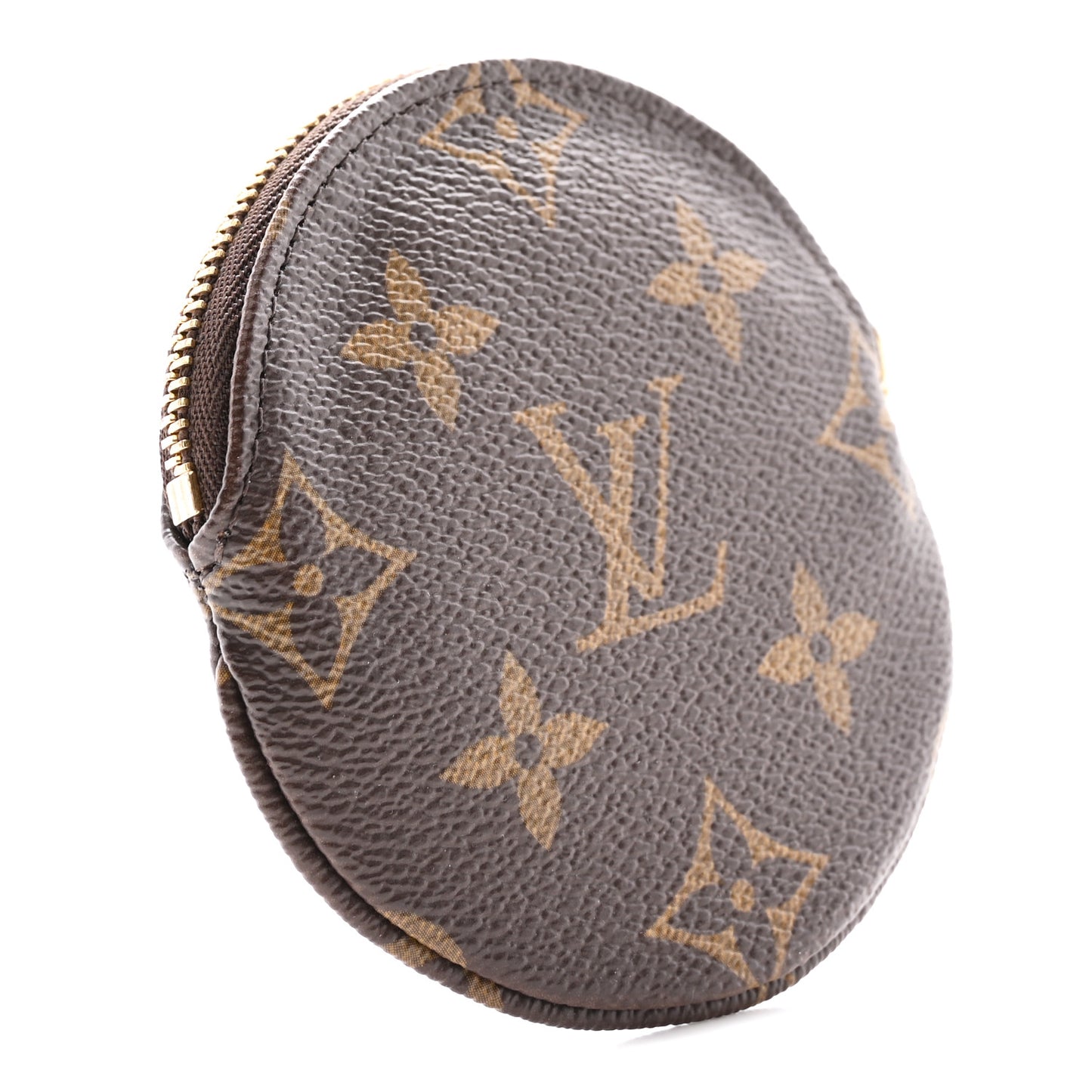 Monogram 2019 Christmas Animation Round Coin Purse Blue