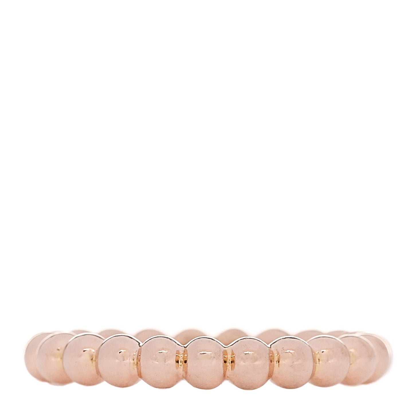 18K Rose Gold Medium Perlee Ring 50 5.25