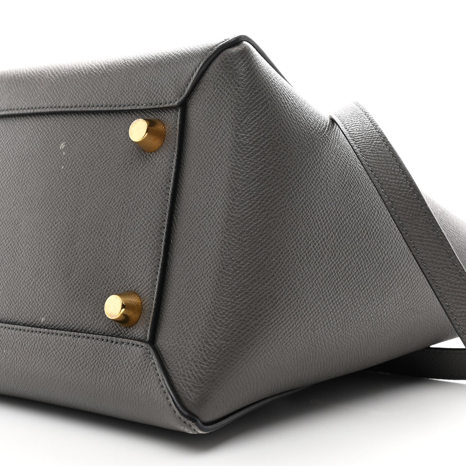 Celine Grained Calfskin Mini Belt Bag Grey 9 of 10