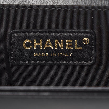 Chanel Lambskin Quilted Medium Boy Flap Black 6 of 13