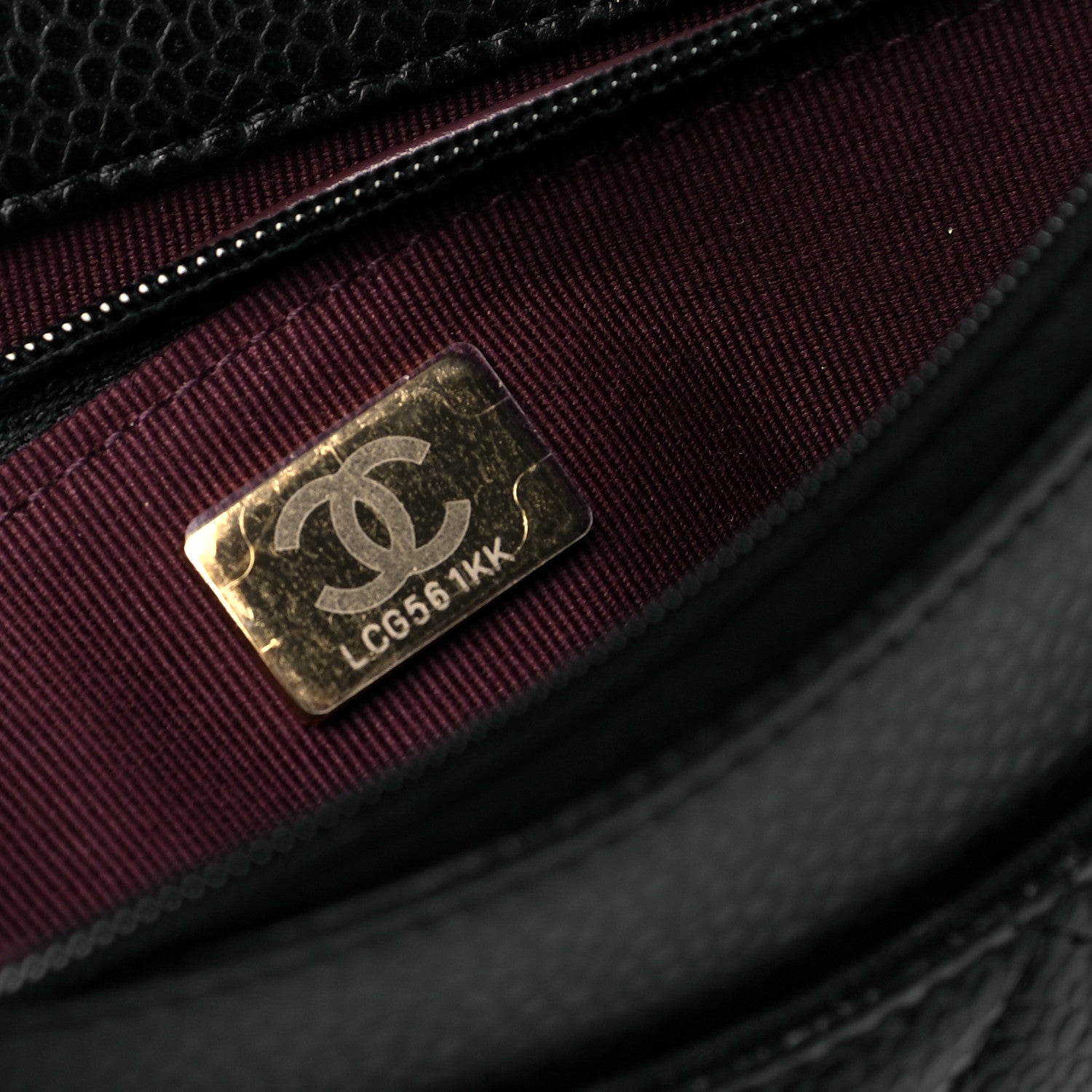 Chanel Caviar Quilted Wallet On Chain WOC Black 7 of 9
