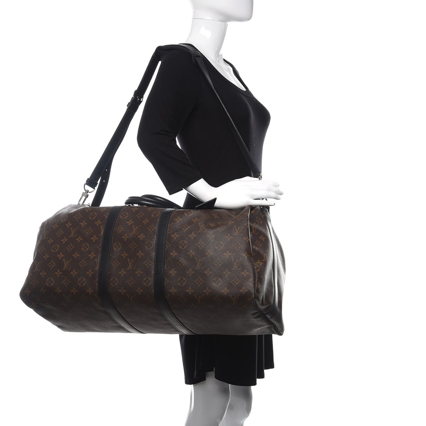 Monogram Macassar Keepall Bandouliere 55