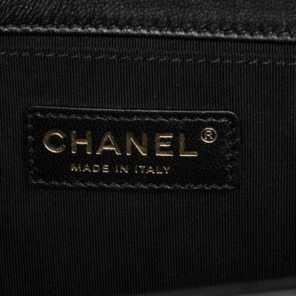 Chanel Lambskin Quilted Medium Boy Flap Black 6 of 7