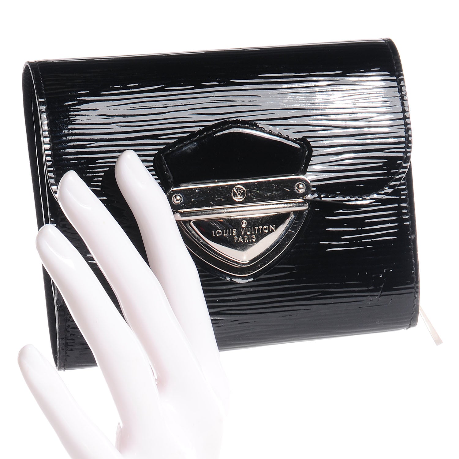 Louis Vuitton Electric Epi Joey Wallet Black 2 of 7