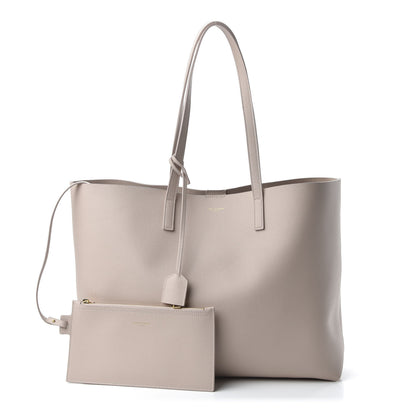 Saint Laurent Calfskin Large Shopping Tote Marble Pink 1 of 12