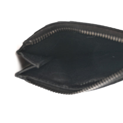 Saint Laurent Monogram Grain de Poudre 5 Fragments Zip Pouch Card Holder Black 5 of 9