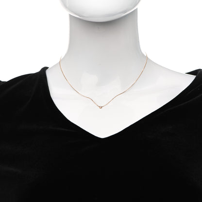 Cartier 18K Pink Gold Diamond XS D'Amour Pendant Necklace 2 of 5