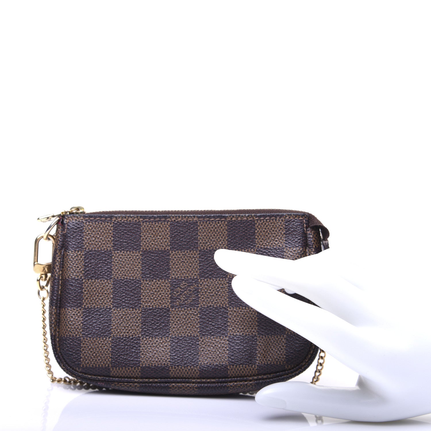 Louis Vuitton Damier Ebene Mini Pochette Accessories 2 of 12