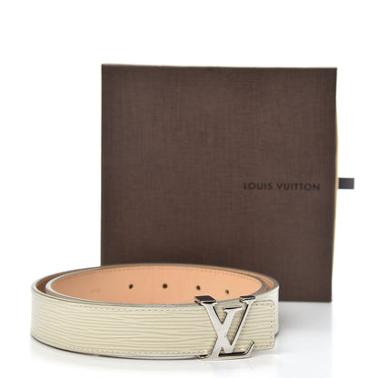 Louis Vuitton Epi 30mm LV Initiales Belt 80 32 Ivory 6 of 6
