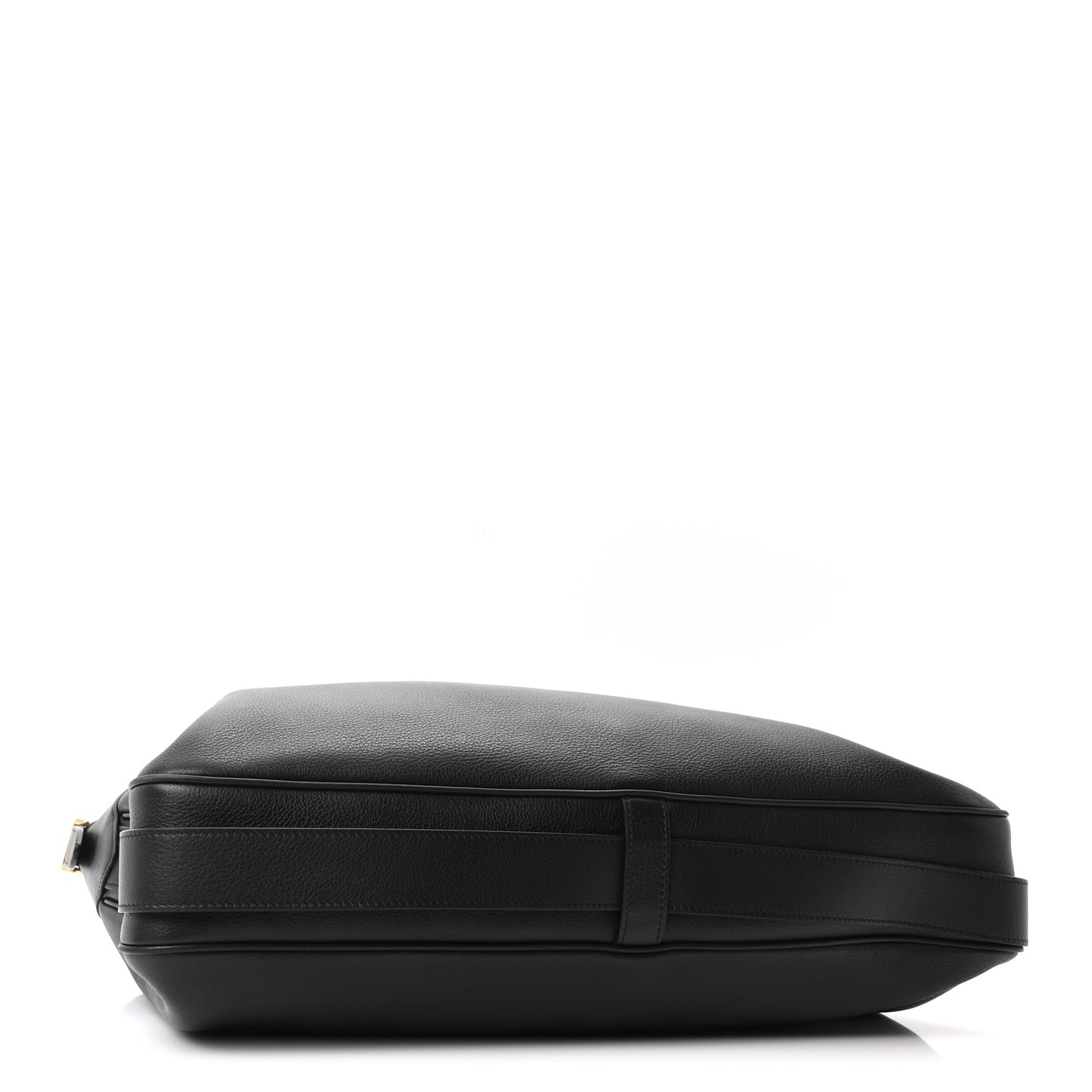 Supple Calfskin Large Romy Shoulder Bag Black