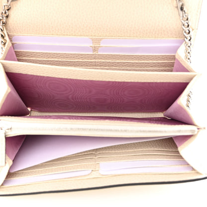 Gucci Dollar Calfskin Mini Dionysus Chain Wallet Mystic White 5 of 16
