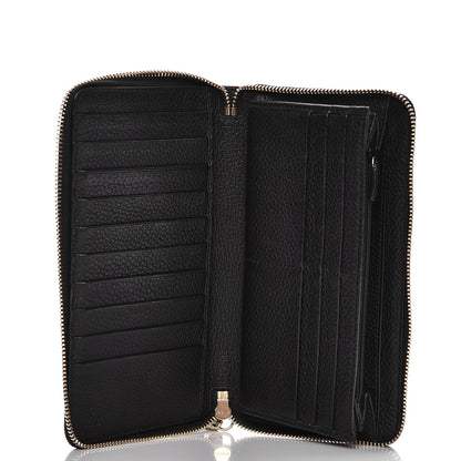 Gucci Calfskin Soho Zip Around Wallet Black 5 of 10
