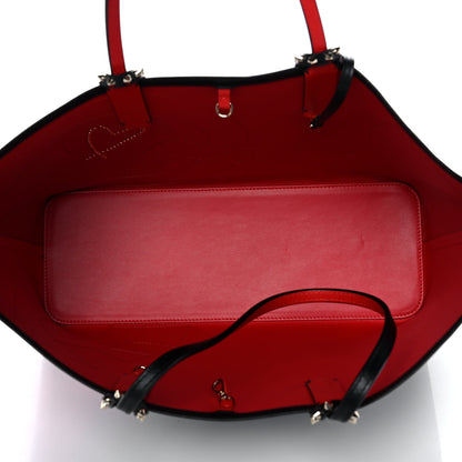 Christian Louboutin Calfskin Cabata Love Empire Paris Tote Black 6 of 21