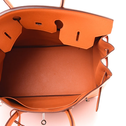 Hermes Epsom Birkin 35 Orange 4 of 13
