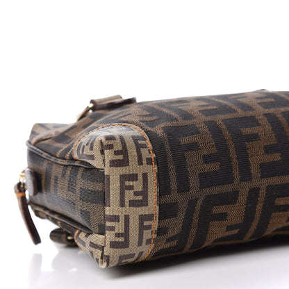 Fendi Zucca Zucchino Mixed Media Boston Tobacco 5 of 13