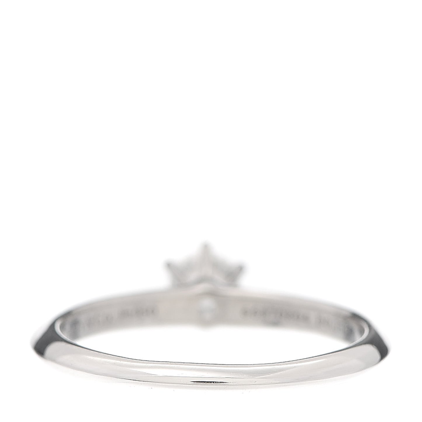 Platinum Diamond .25ct Solitaire Engagement Ring 50 5.25