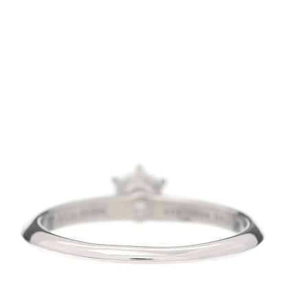Tiffany Platinum Diamond .25ct Solitaire Engagement Ring 50 5.25 5 of 6