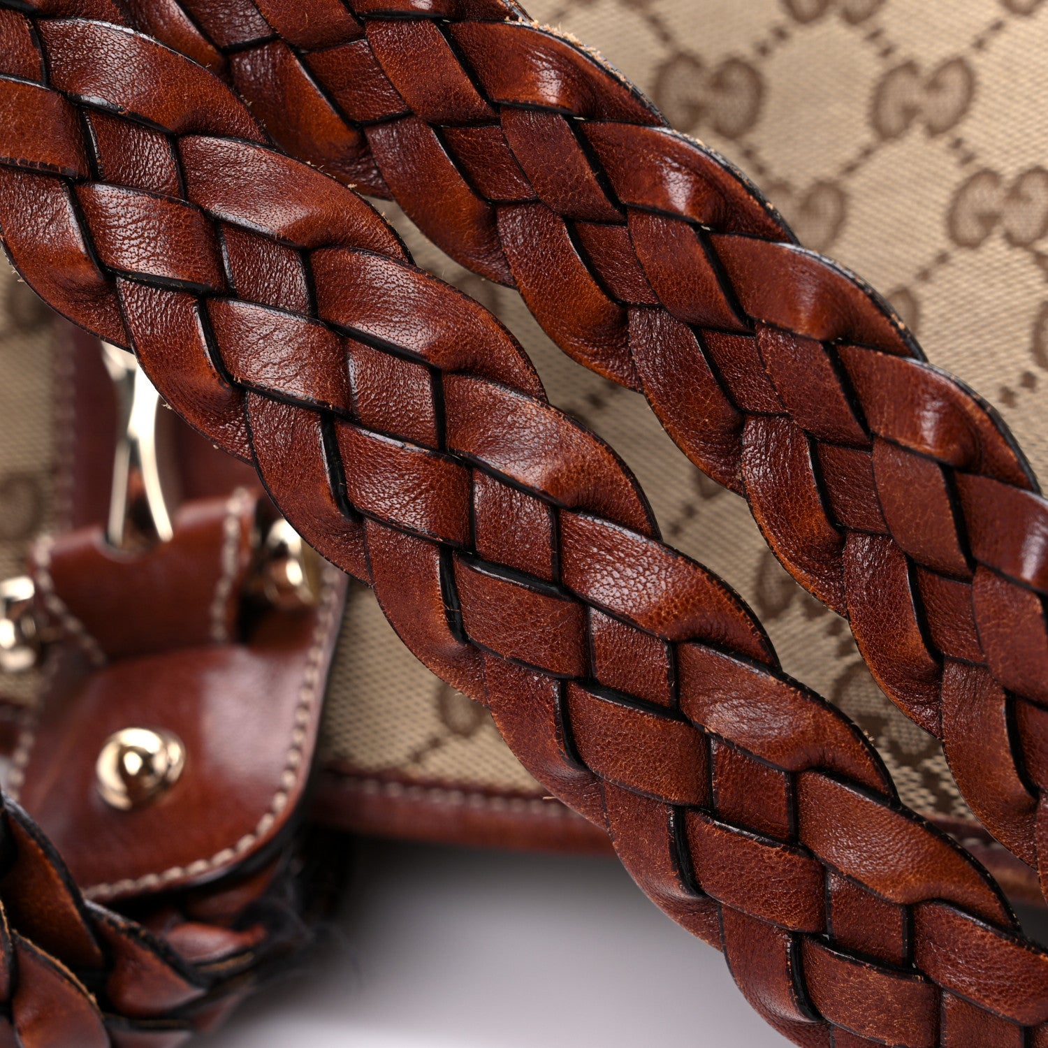 Gucci Monogram Medium Pelham Shoulder Bag Brown 26 of 26