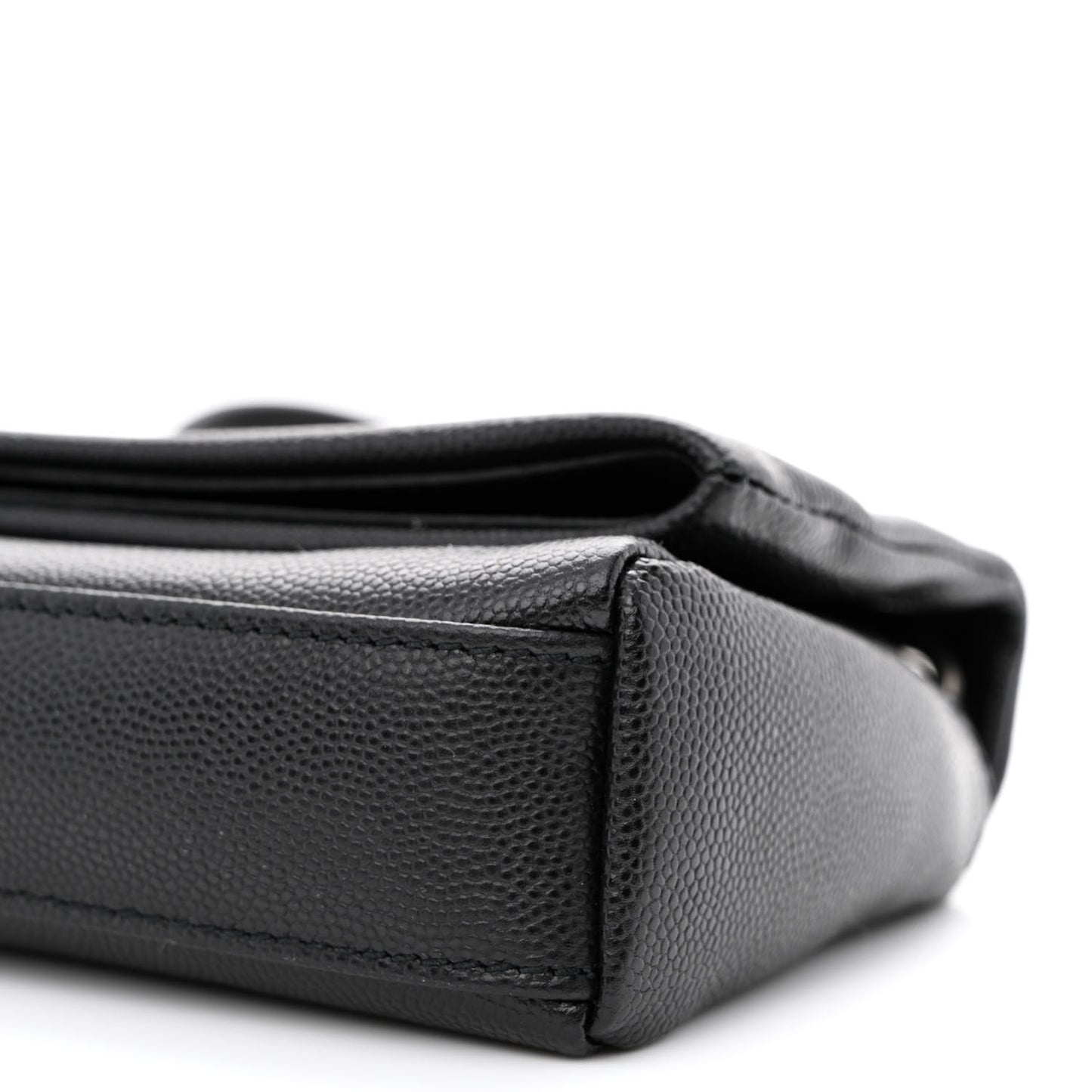 Grain De Poudre Monogram Toy West Hollywood Fold-Over Bag Black