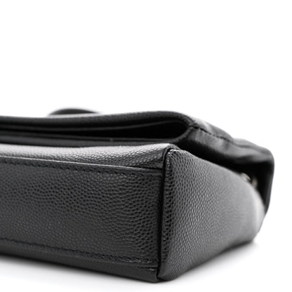 Saint Laurent Grain De Poudre Monogram Toy West Hollywood Fold-Over Bag Black 10 of 12