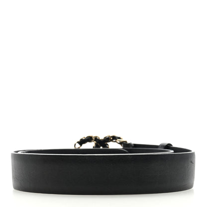 Chanel Lambskin CC Chain Belt 80 32 Black 2 of 4