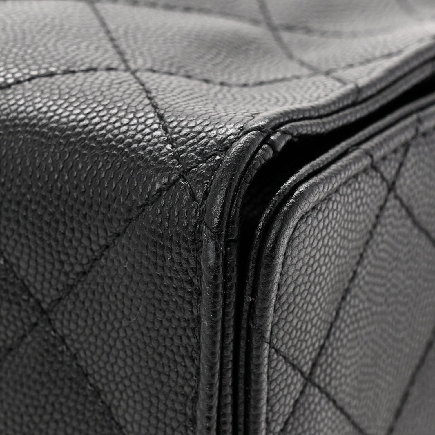 Chanel Caviar Quilted Medium Chanel 25 Handbag Black 12 of 13