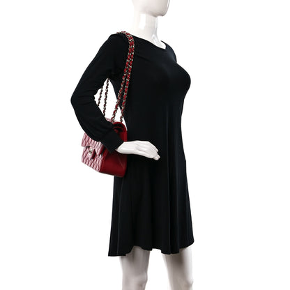 Chanel Caviar Quilted Jumbo Double Flap Red 2 of 11