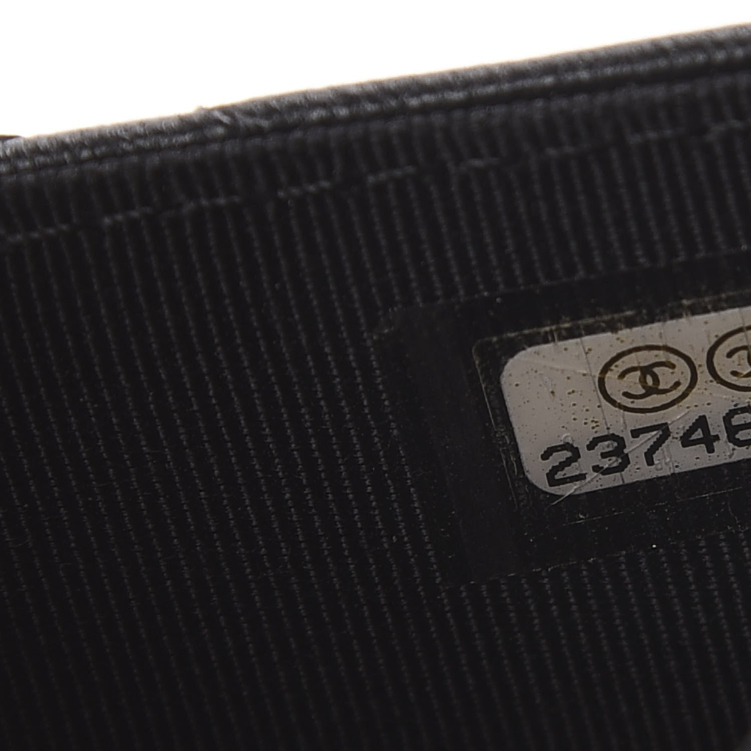 Chanel Lambskin Quilted Flap Card Holder Black 7 of 7