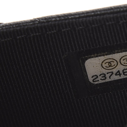 Chanel Lambskin Quilted Flap Card Holder Black 7 of 7