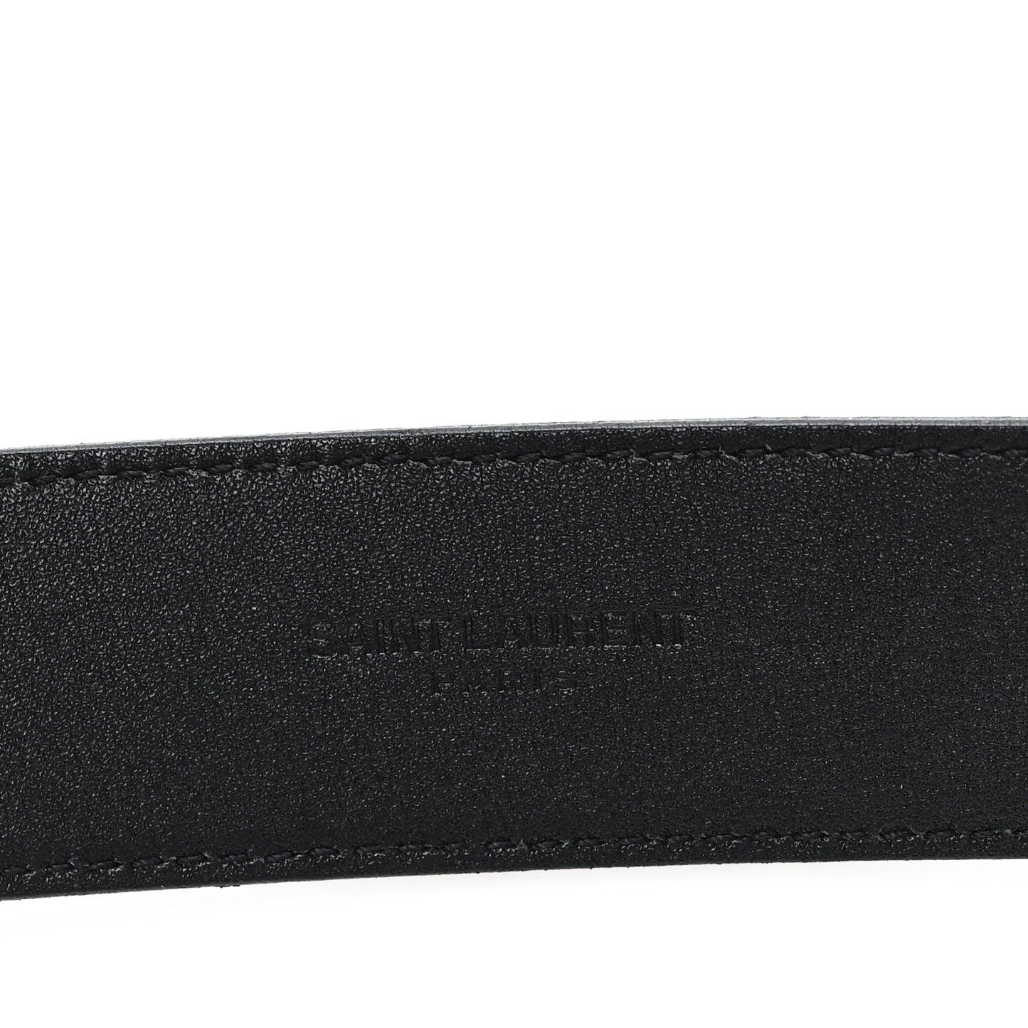 Calfskin Monogram Square Buckle Belt 85 34 Black