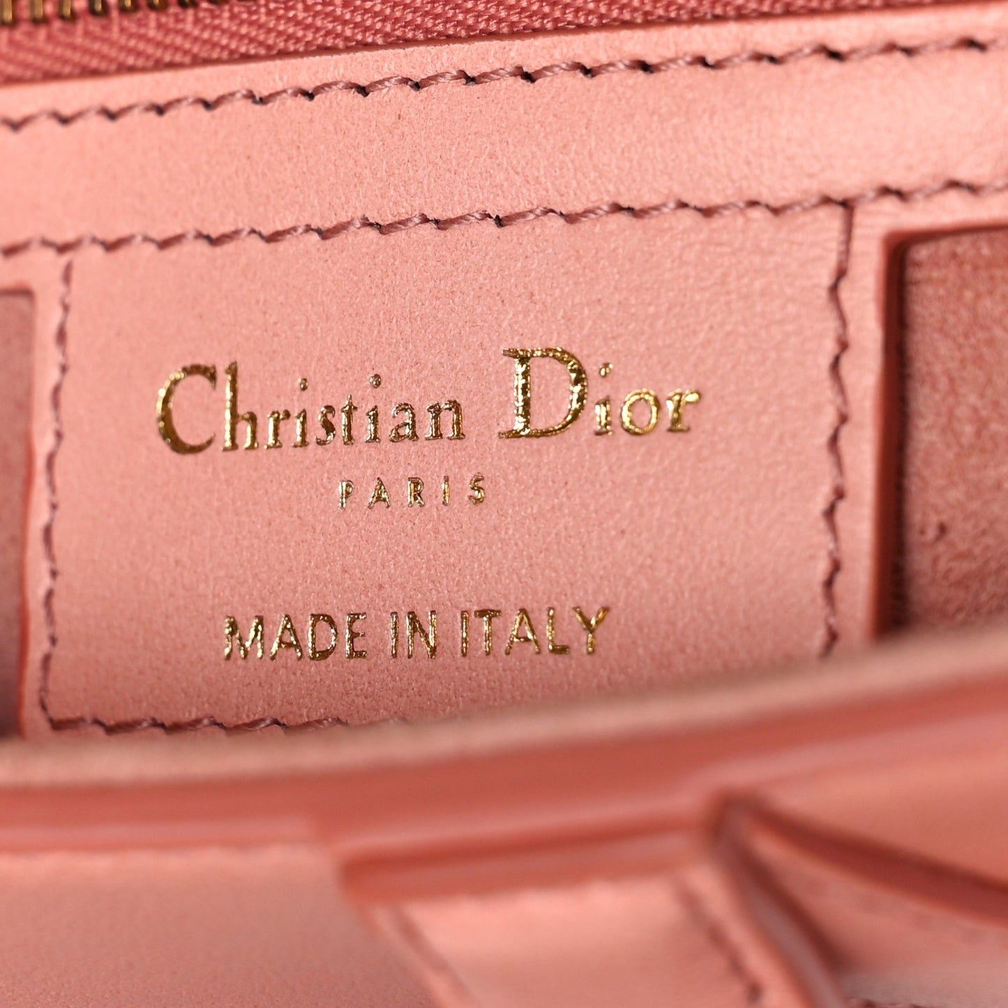 Gradient Calfskin Saddle Bag Pink