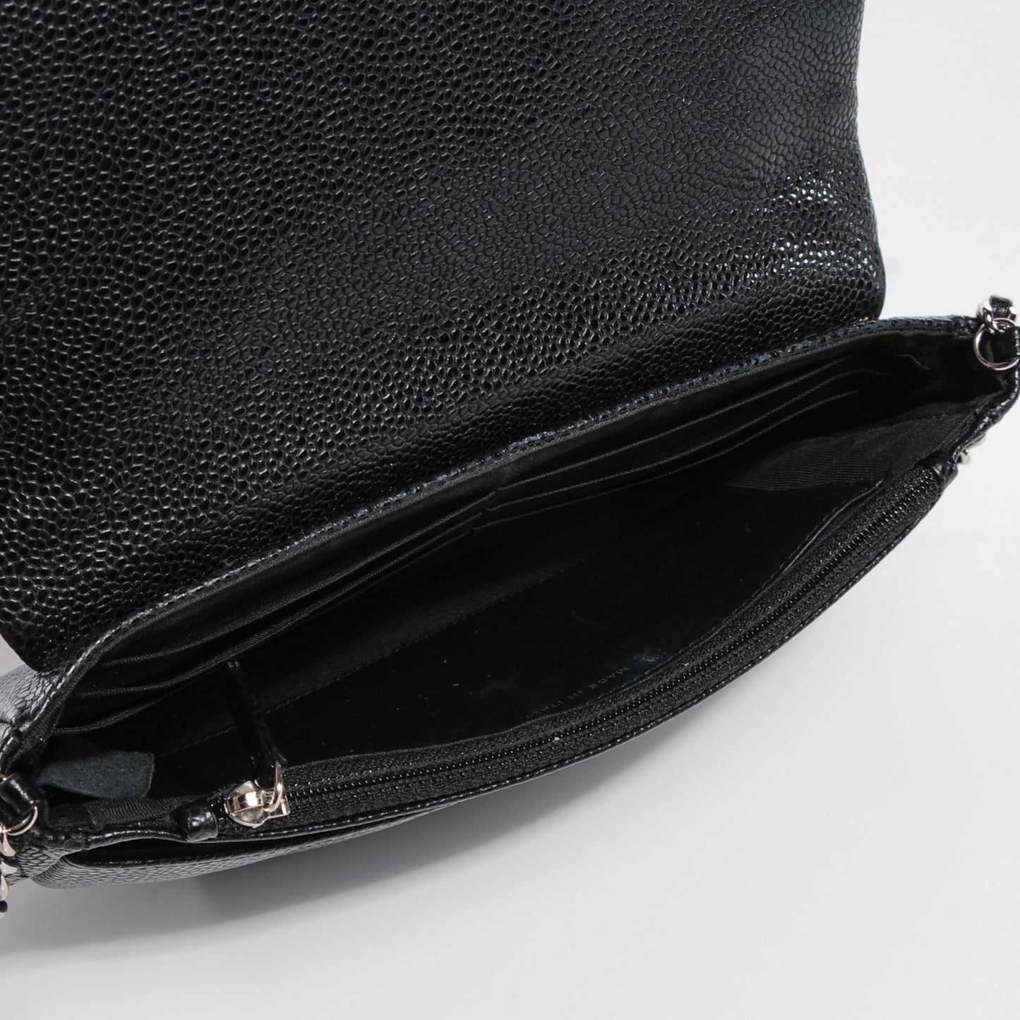 Caviar Half Moon Wallet On Chain WOC Black