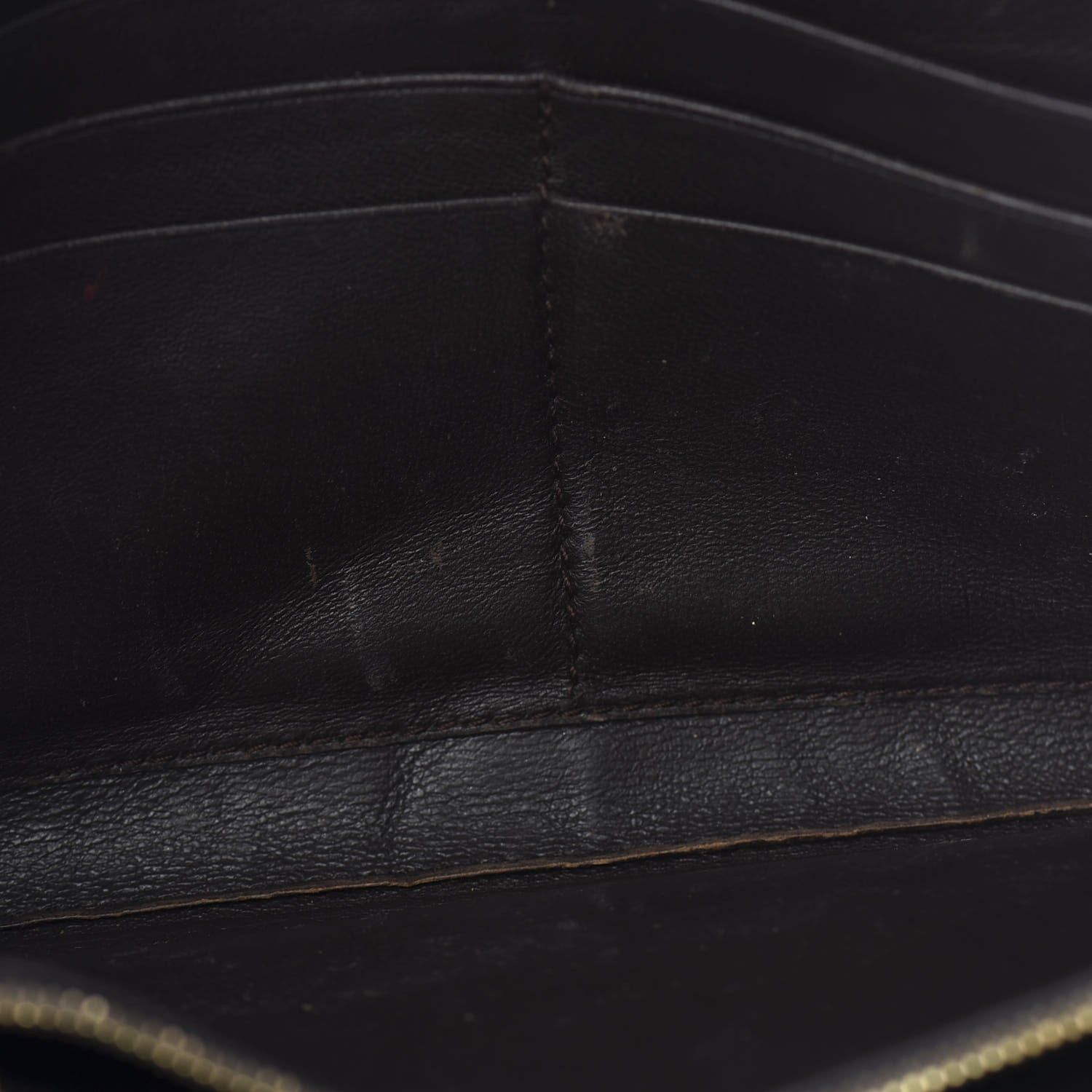 Bottega Veneta Nappa Intrecciato Zip Around Wallet Ebano 10 of 12