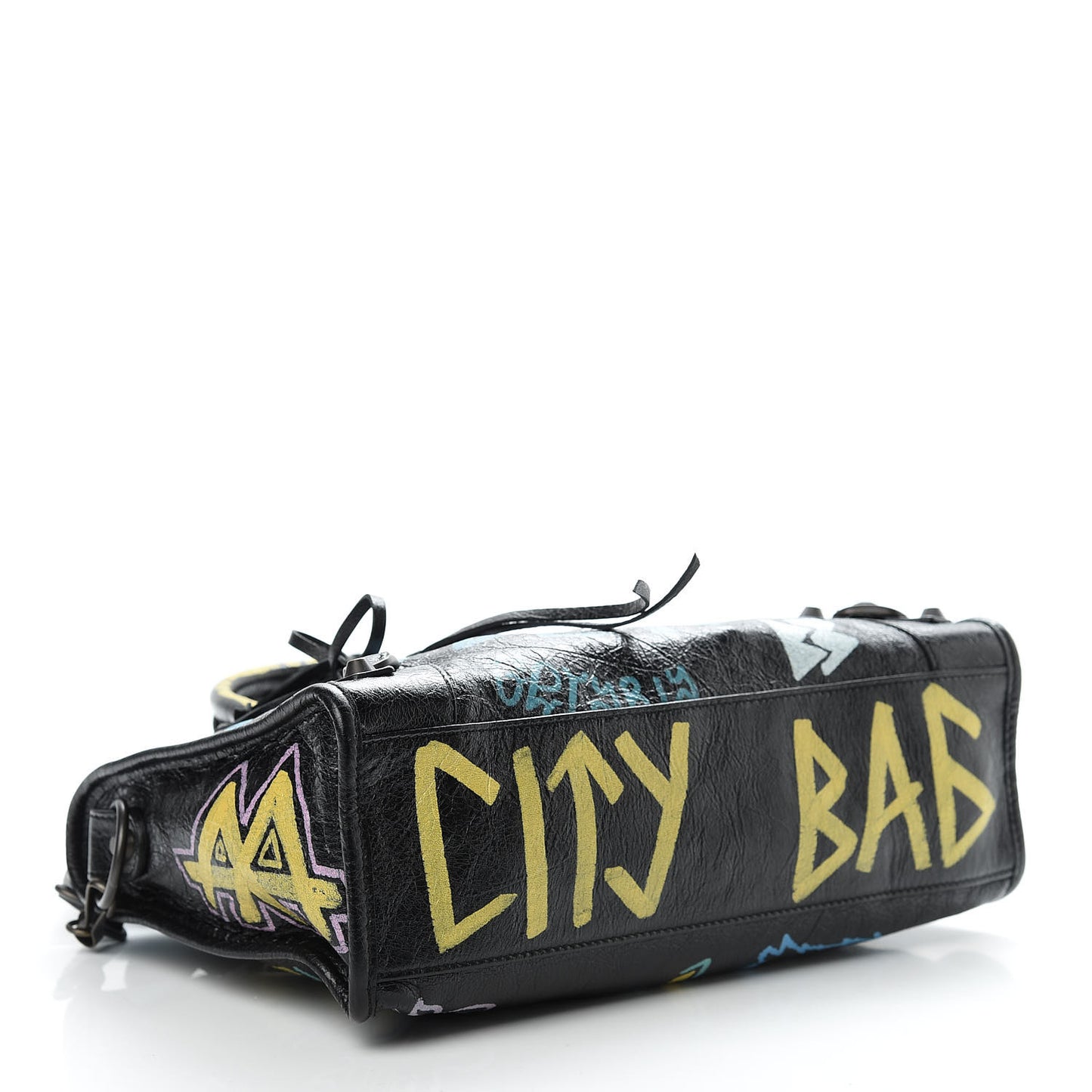 Agneau Graffiti All Over Classic Hardware S City Black Multicolor