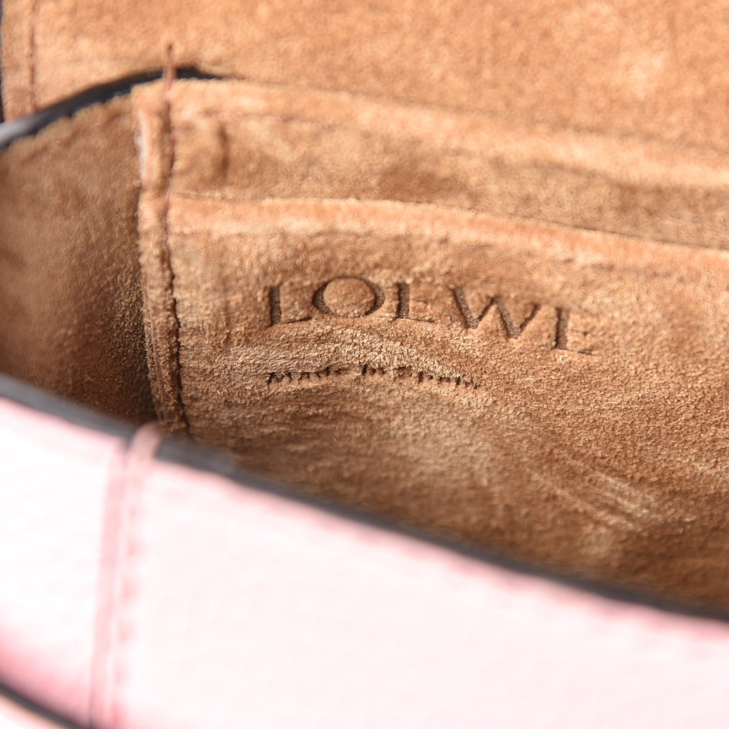 Loewe Grained Calfskin Mini Gate Crossbody Bag Pastel Pink 6 of 10