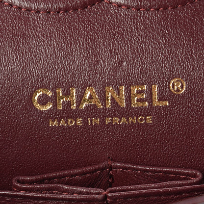 Chanel Lambskin Quilted Medium Double Flap Black 8 of 11