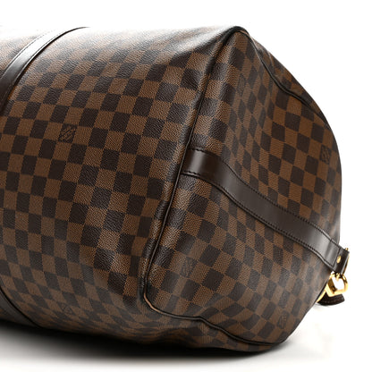Louis Vuitton Damier Ebene Keepall Bandouliere 55 9 of 11
