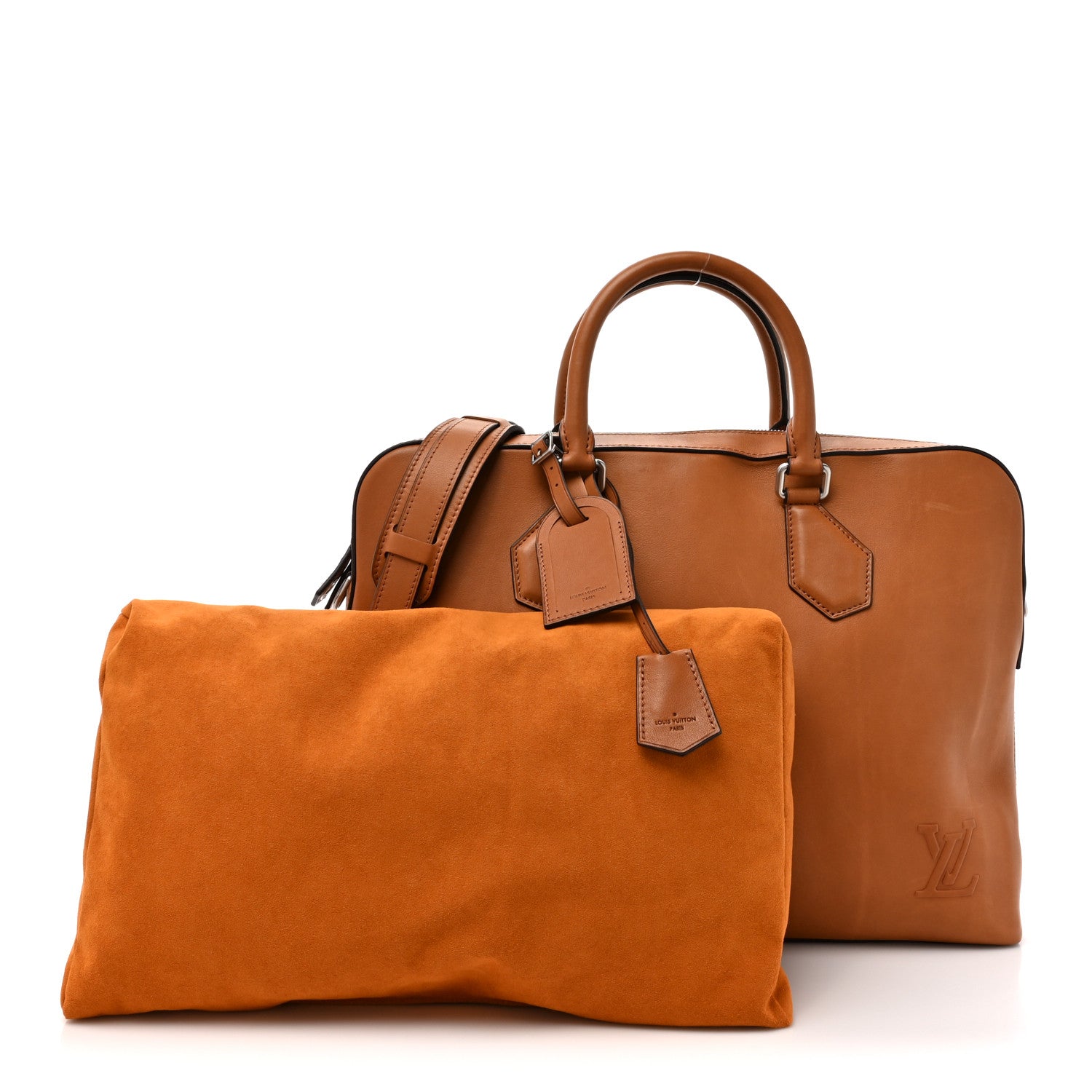Louis Vuitton Cuir Millesime Porte-Documents Voyage PM Tan 3 of 20