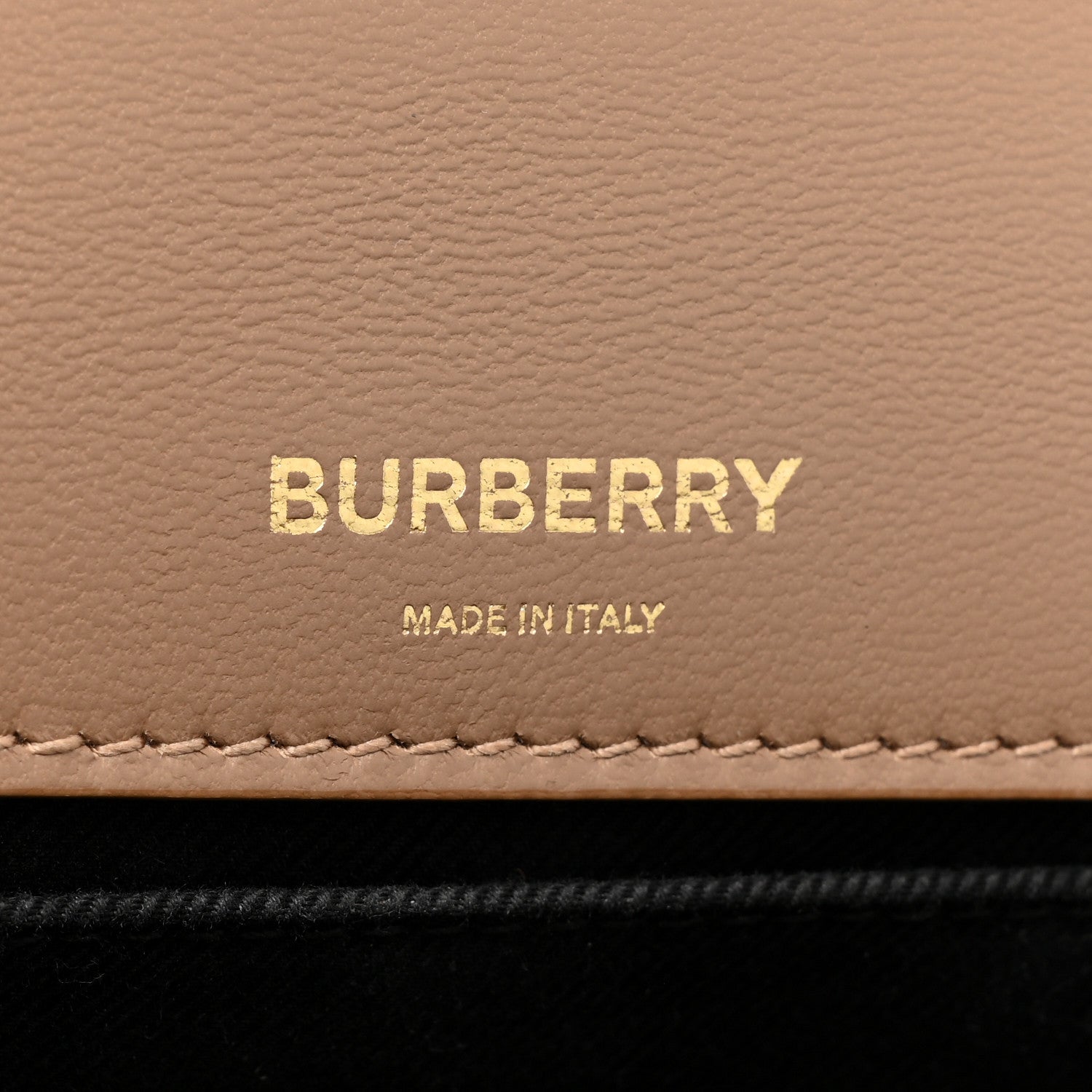 Burberry Lambskin Quilted Small Lola Bag Camel 6 of 11