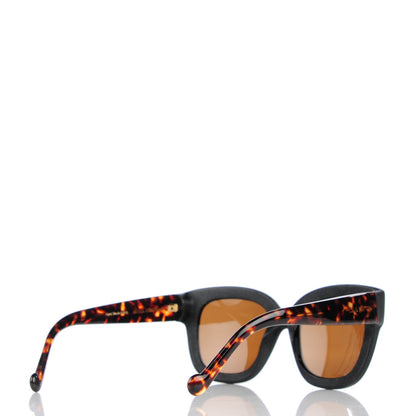 Louis Vuitton Leather Acetate Audrey Sunglasses Z0668W Black Tortoise 3 of 6