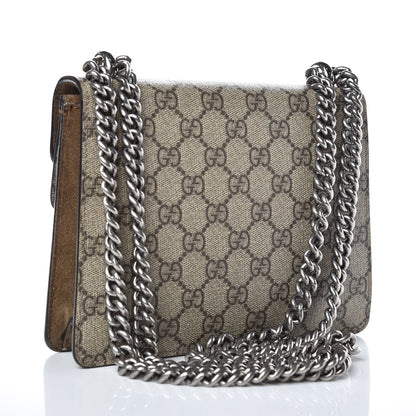 Gucci GG Supreme Monogram Mini Dionysus Shoulder Bag Taupe 3 of 10